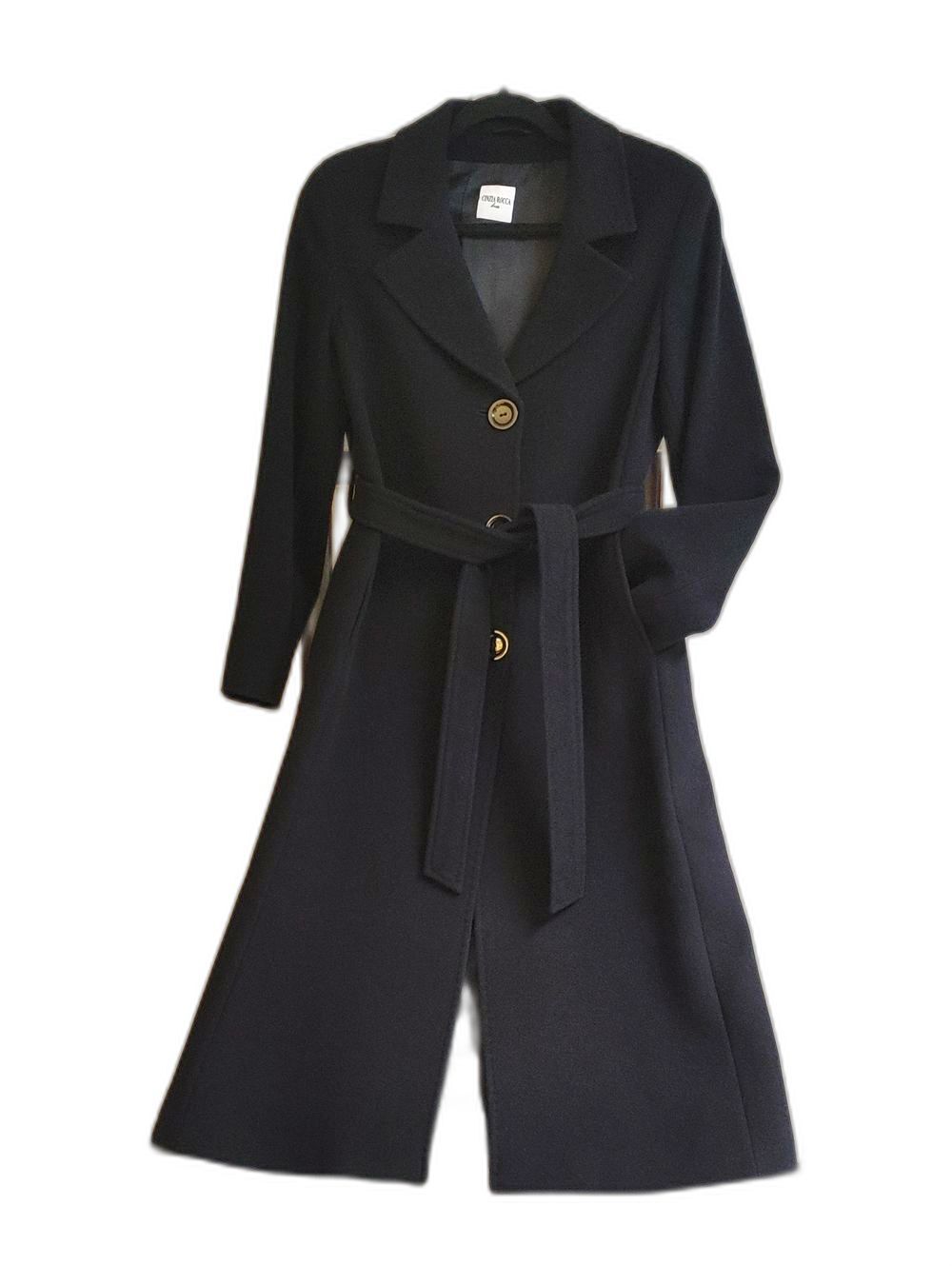 Cinzia Rocca Due Wool Angora Belted Dress Coat 8